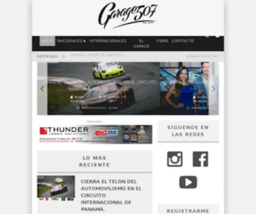 Garage507.com(Inicio) Screenshot