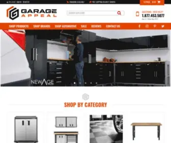 Garageappeal.com(Garage Storage Cabinet Systems) Screenshot