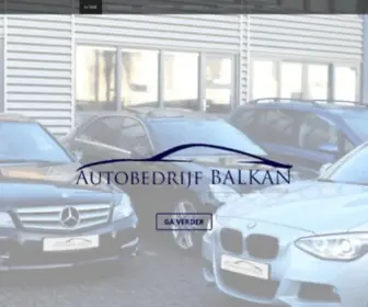 Garagebalkan.nl(Welkom bij Autobedrijf Balkan) Screenshot