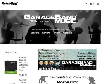 Garagebandmusic.net(GarageBand Music) Screenshot