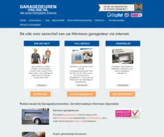 Garagedeurenonline.nl(Garagedeuren Online) Screenshot