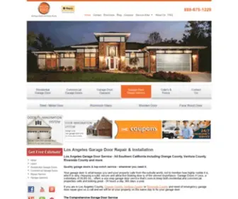 Garagedoor4Less.com(Garage Doors Repair Los Angeles) Screenshot