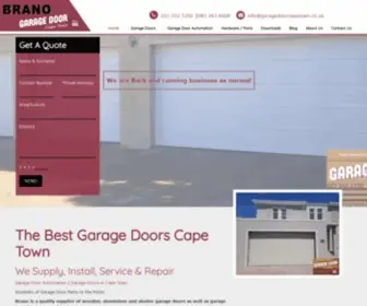 Garagedoorcapetown.co.za(Brano Garage Door Cape Town) Screenshot