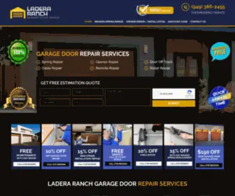 Garagedoorrepairladeraranchca.com(Garage Door Repair Ladera Ranch CA) Screenshot