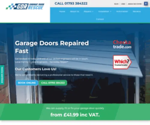Garagedoorrescue.co.uk(Garage Door Rescue) Screenshot