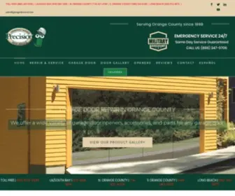 Garagedoorsca.com(Garage Door Repair Service) Screenshot