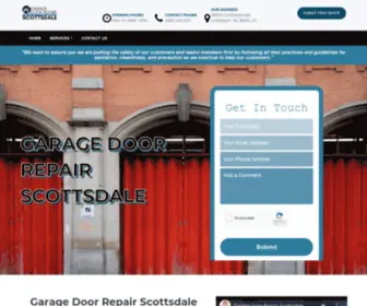 Garagedoorscottsdaleaz.com(Garage Door Repair Scottsdale Arizona) Screenshot