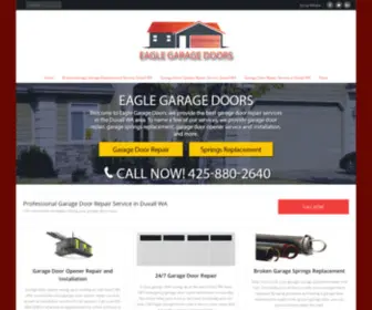 Garagedoorsduvall.com(Eagle Garage Doors) Screenshot