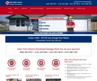 Garagedoorsnewyork.com(#1 Garage Door Repair Company New York) Screenshot