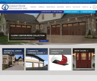 Garagedoorspecialists.com(Garage Door Services in Morganton) Screenshot