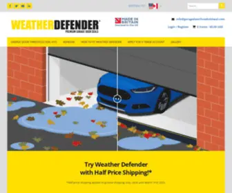 Garagedoorthresholdseal.com(Weather Defender) Screenshot