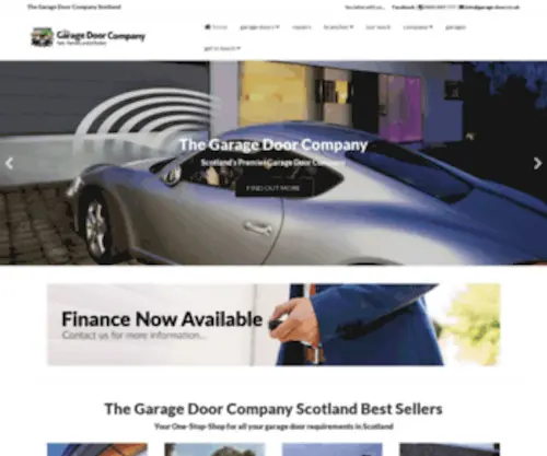 Garagedooruk.com(Garage Doors) Screenshot