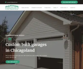 Garageforyou.com(Garage Builders Chicago) Screenshot