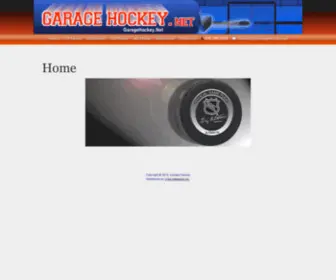 Garagehockey.net(Garage Hockey) Screenshot