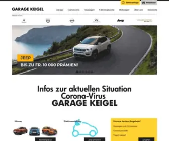 Garagekeigel.ch(Garage Keigel) Screenshot