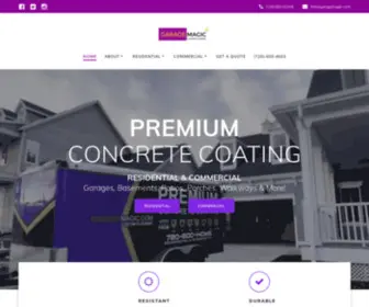Garagemagic.net(Epoxy Flooring Polyaspartic Concrete Coating) Screenshot