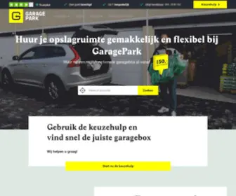 Garagepark.nl(Goed beveiligde garageboxen te koop en te huur) Screenshot