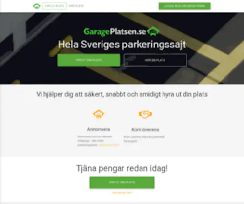 Garageplatsen.se(Garageplatsen) Screenshot