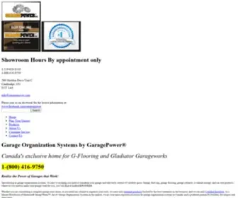 Garagepower.com(Garage Power Inc) Screenshot