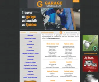 Garagequebec.com(Garage Québec) Screenshot