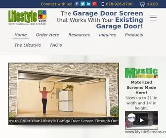 Garagescreensetc.com(Garage Door Screens) Screenshot