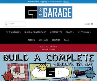 Garageskateshop.com(Garage Skate Shop) Screenshot