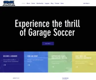 Garagesoccer.com(Garage Soccer) Screenshot