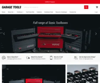 Garagetools.com.au(Sonic Toolboxes) Screenshot