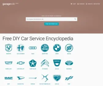 Garage.wiki(DIY car maintenance and service manuals) Screenshot