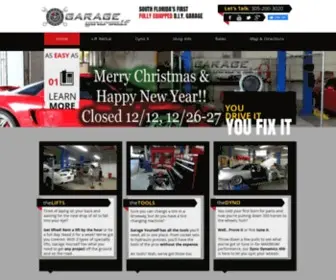 Garageyourself.com(The DIY Automotive Garage) Screenshot