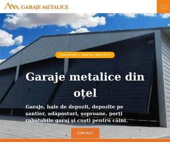Garajemetalice.ro(Cele mai ieftine construcții din oțel pe piață) Screenshot