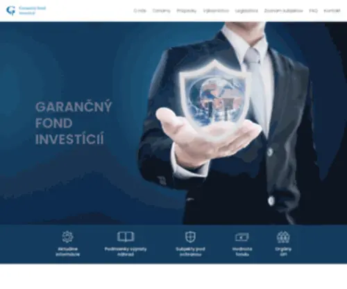 Garancnyfond.sk(Garančný fond investícií slovenskej republiky) Screenshot