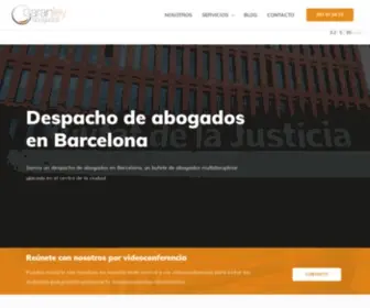 Garanley.com(Despacho de Abogados en Barcelona) Screenshot