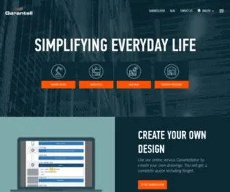 Garantell.com(Simplifying everyday life) Screenshot