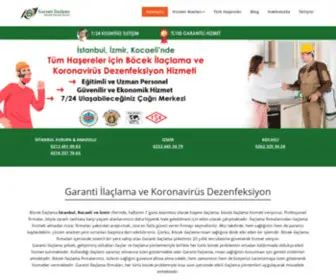 Garantiilaclama.com(Garantili Böcek İlaçlama Firması) Screenshot