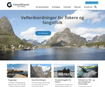 Garantikassen.no(Garantikassen for fiskere) Screenshot