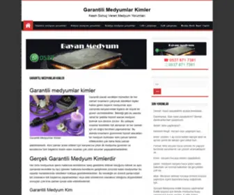 Garantilimedyumlarkimler.com(Garantili Medyumlar Kimler) Screenshot