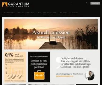 Garantum.se(Garantum är experter på strukturerade produkter) Screenshot