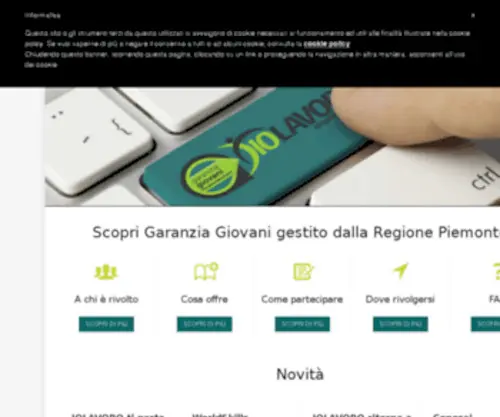Garanziagiovanipiemonte.it(Garanziagiovanipiemonte) Screenshot
