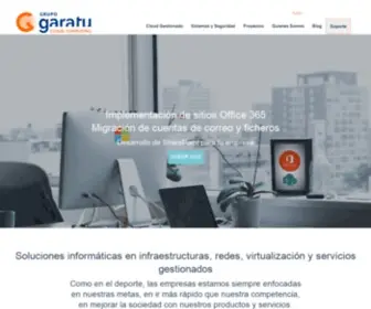 Garatucloud.com(Servicios) Screenshot