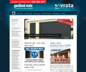 Garazova-Vrata-Praha.cz(Vrata Praha s.r.o) Screenshot