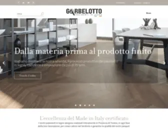 Garbelotto.it(I parquet e i pavimenti in legno Garbelotto) Screenshot