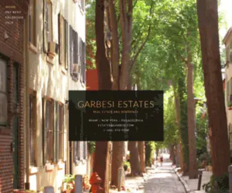 Garbesi.com(Garbesi Estates) Screenshot