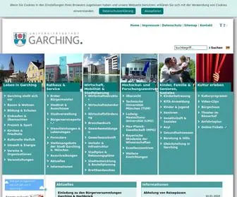 Garching.de(Stadt Garching b) Screenshot