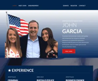 Garcia4Sheriff.com(John Garcia for Sheriff) Screenshot