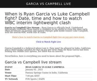 Garciacampbell.com(Watch Ryan Garcia vs Luke Campbell Live Stream Online) Screenshot