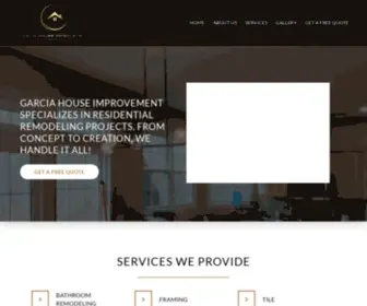 Garciahouseimprovement.com(Specializes in Residential Remodeling Projects) Screenshot