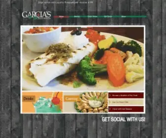 Garciasmexicanrestaurants.net(Garcia's tradition of freshness) Screenshot