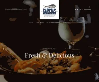 Garciasmiami.com(Fresh seafood served daily from our boats to your table) Screenshot