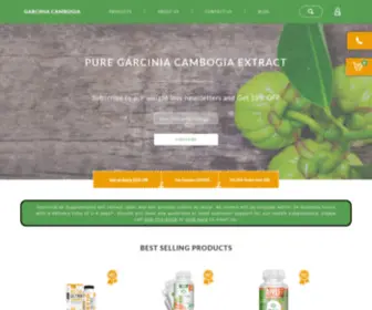 Garciniacambogia100Pure.com(Garcinia Cambogia 100 Pure Official Store Online Weight Loss Supplements) Screenshot